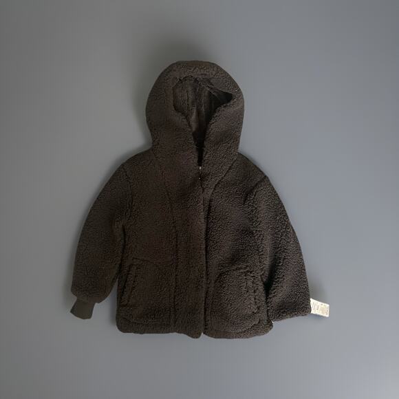 Cat & Jack Kids Size Small 6/7 Hooded Cozy Soft Warm Button Up Sweatshirt NWT - Picture 1 of 4